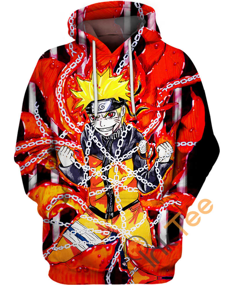 Nine Tailed Ninja Naruto Hoodie 3D - Dingeas
