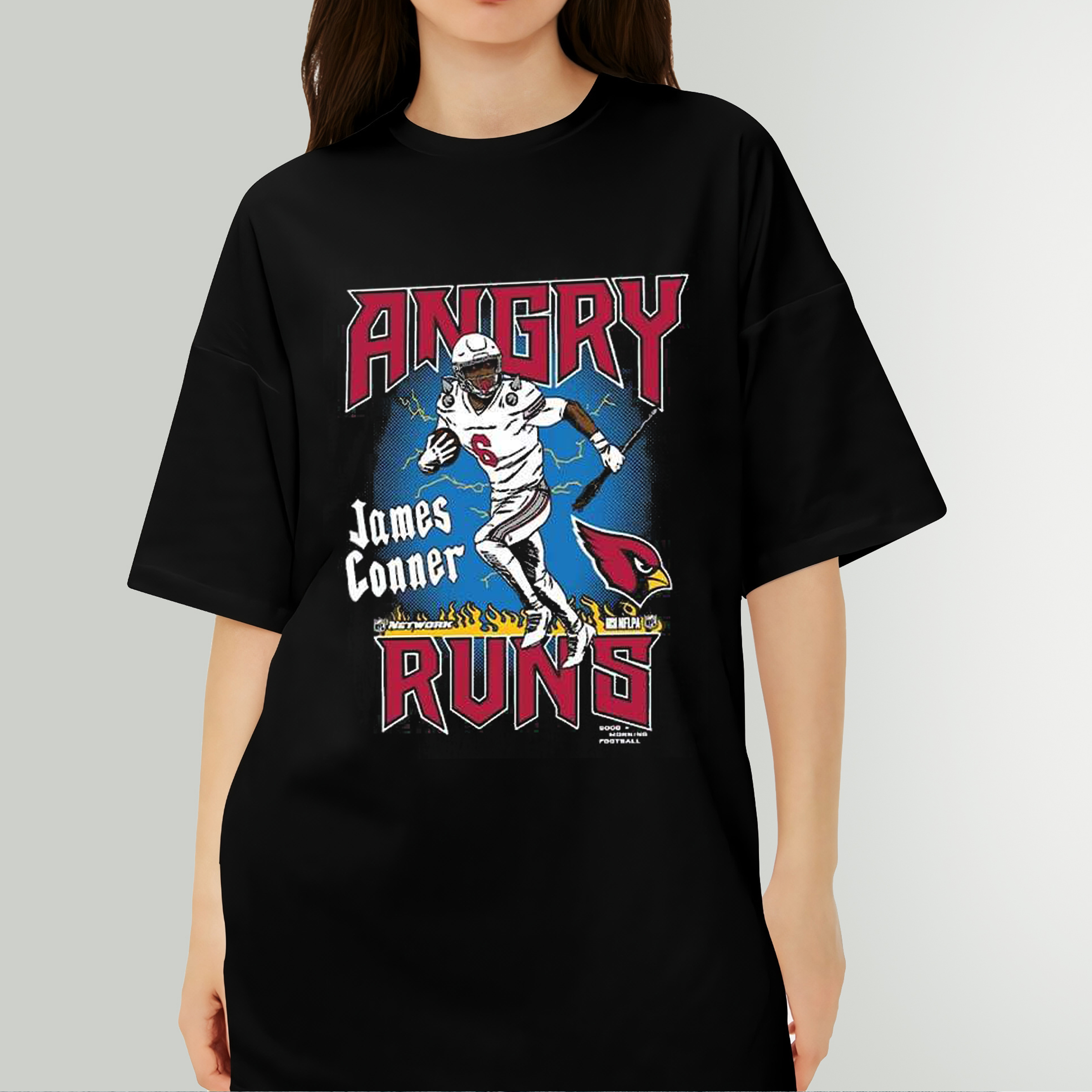 Kyle Brandt James Conner Cardinals Angry Runs Hoodie - Perfect for Fan