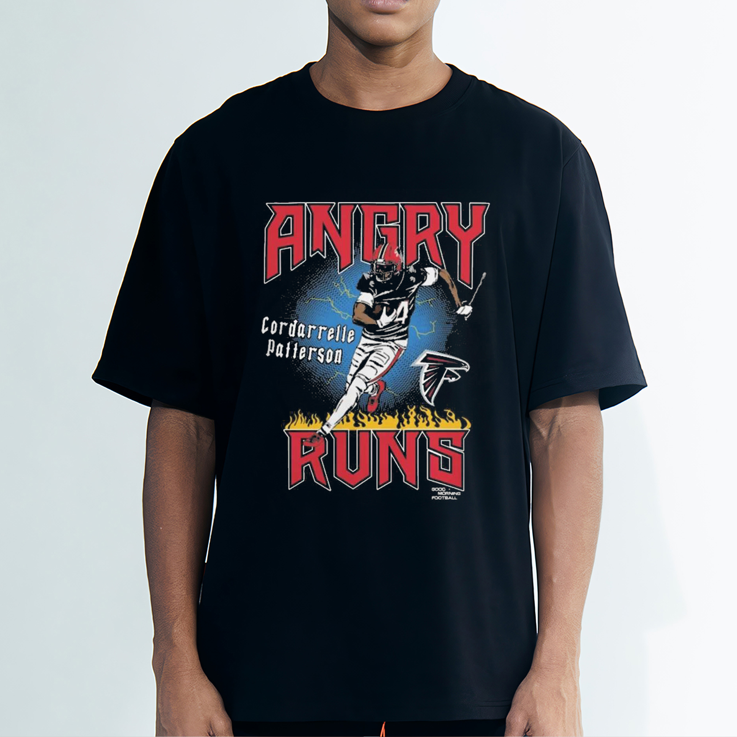 Angry Runs Falcons Cordarrelle Patterson T-Shirt - Perfect Fan Gift