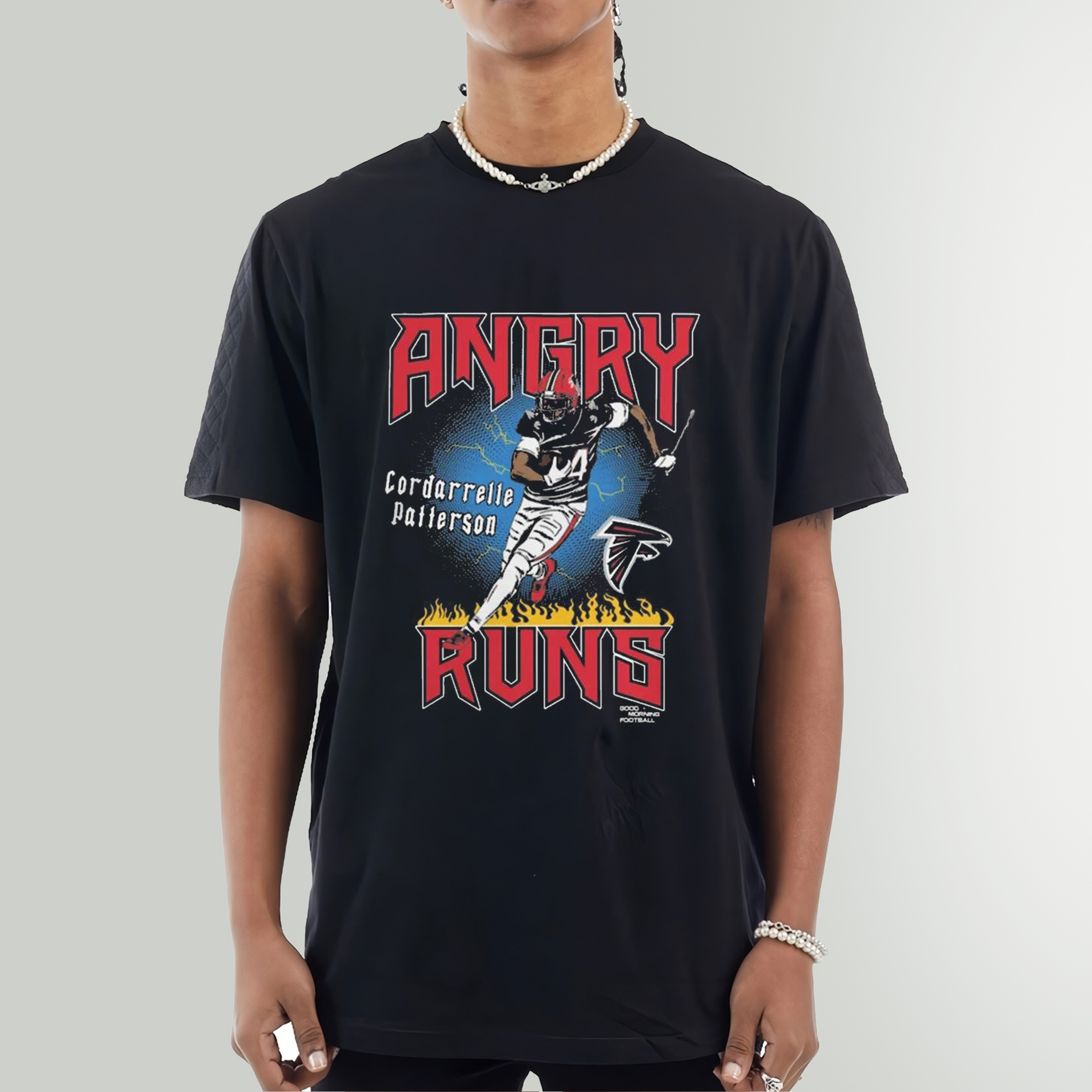 Angry Runs Falcons Cordarrelle Patterson T-Shirt - Perfect Fan Gift