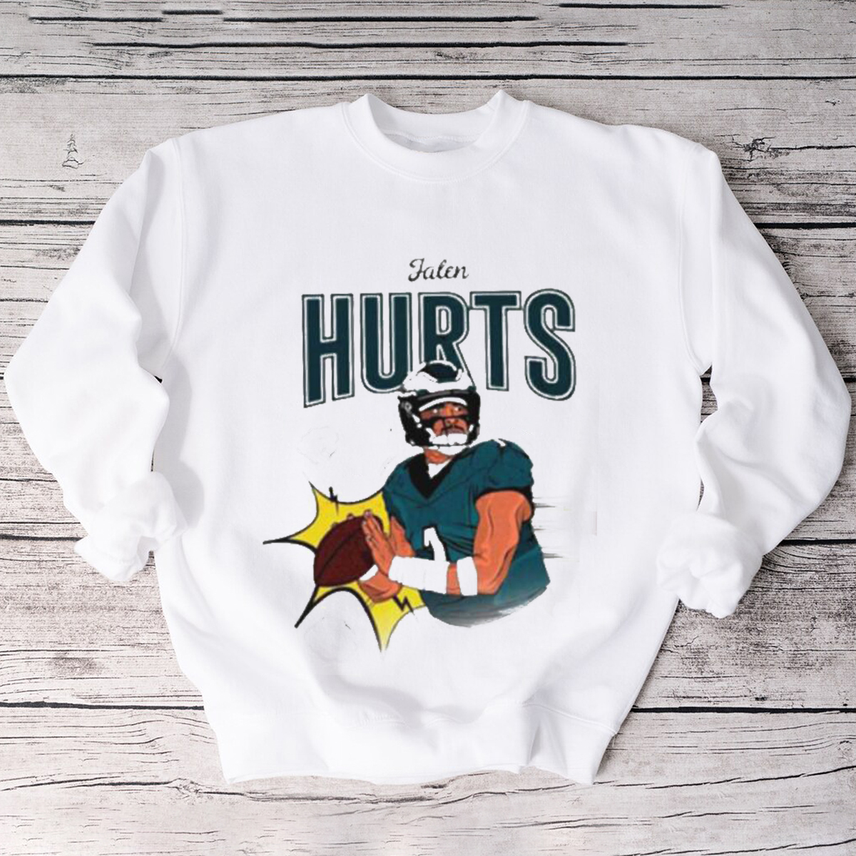 Jalen Hurts Philadelphia Eagles Football Sweatshirt - Perfect Fan Gift