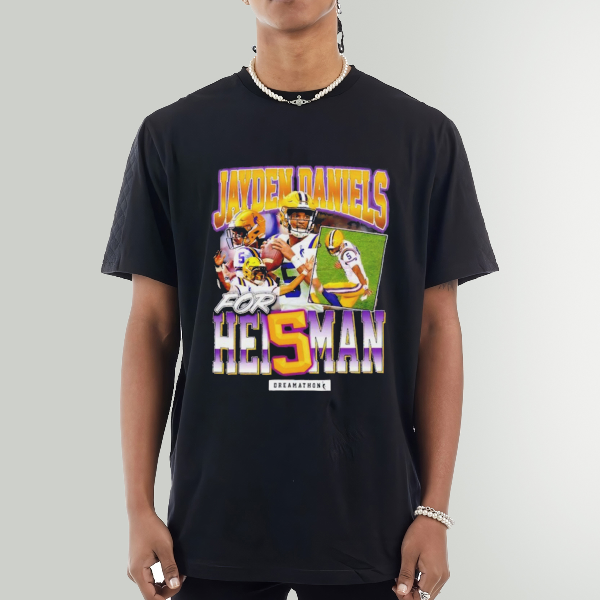 Jayden Daniels LSU Tigers for Heisman T-Shirt - Perfect for Fan