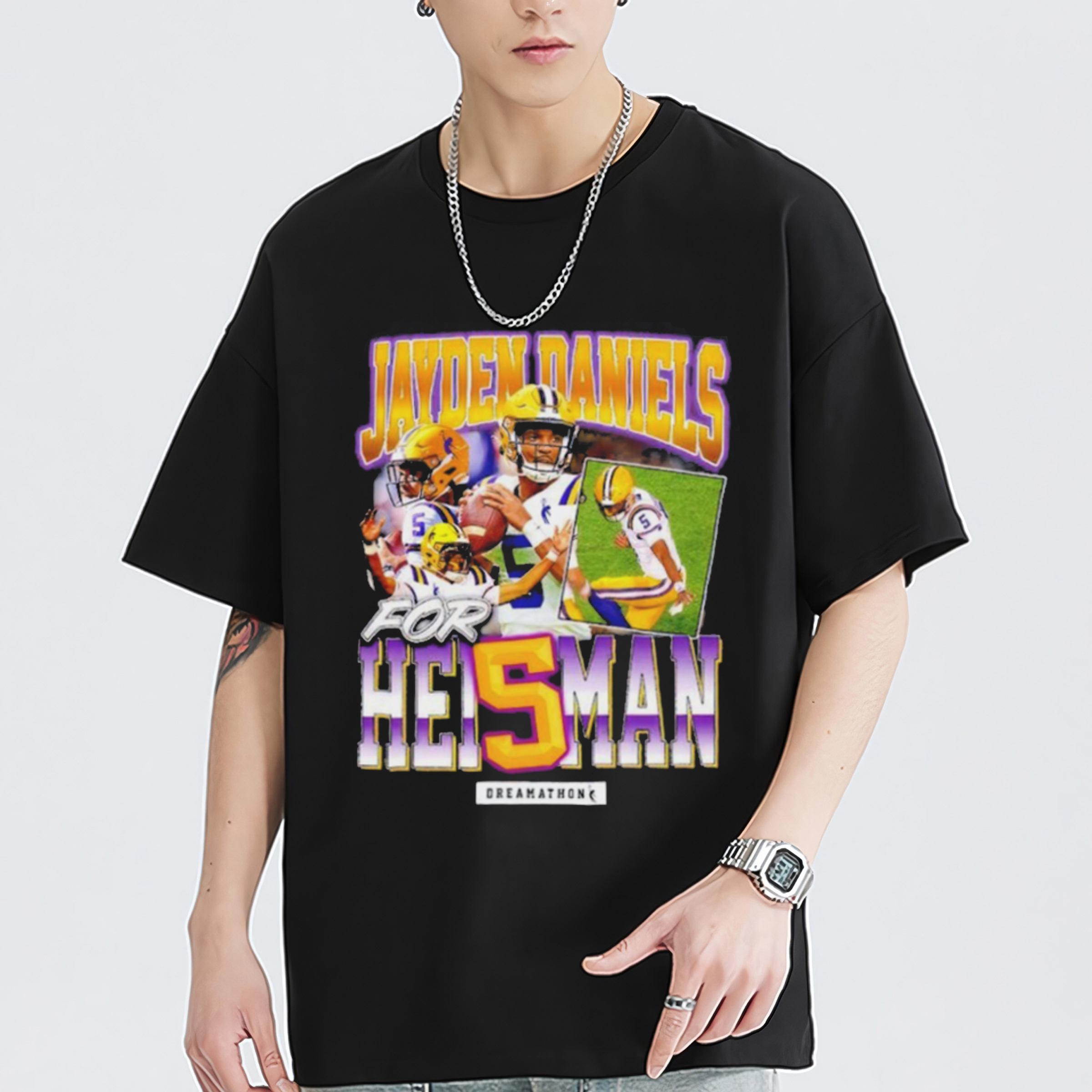 Jayden Daniels LSU Tigers for Heisman T-Shirt - Perfect for Fan