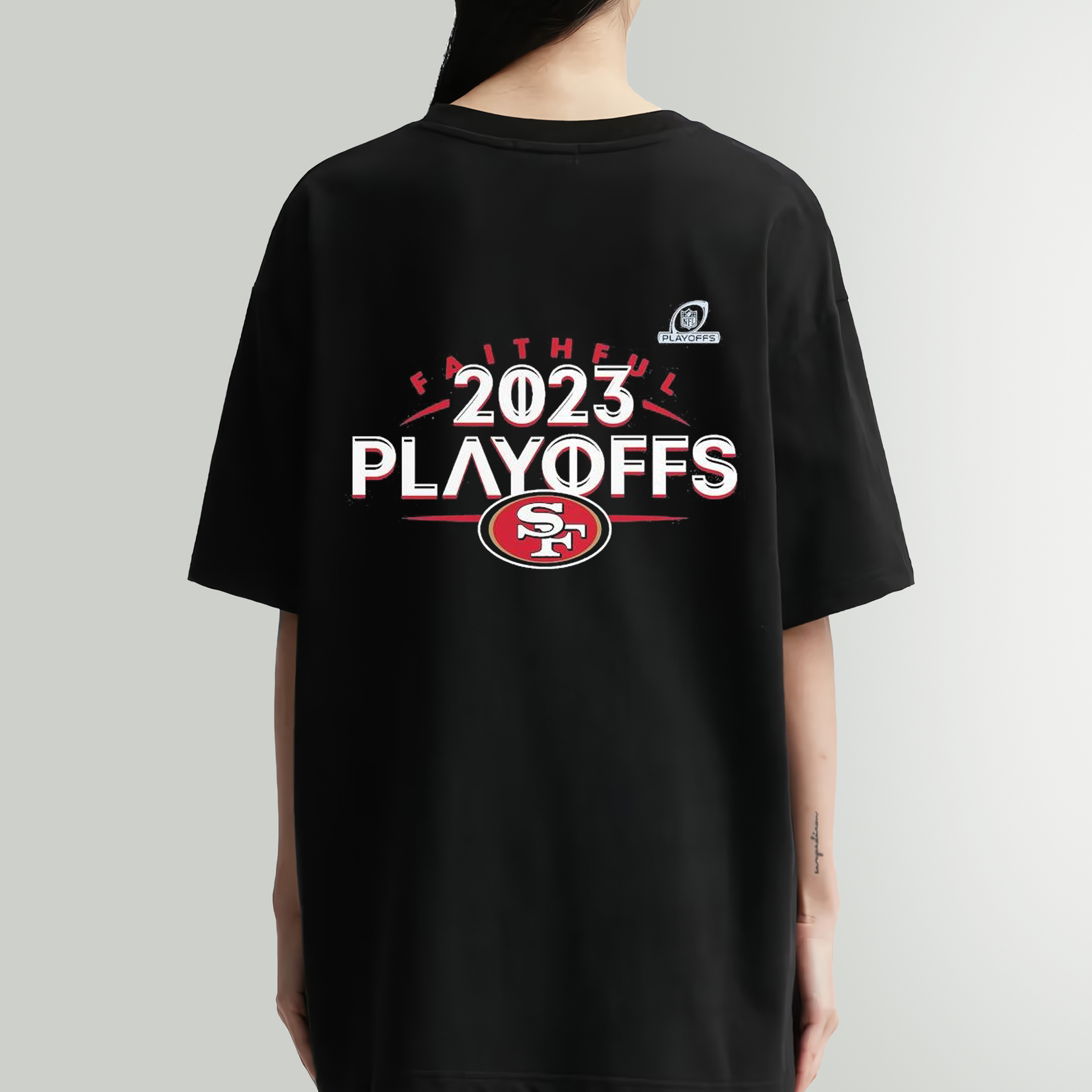 San Francisco 49ers 2023 NFL Playoffs Faithful T-Shirt - Ideal Fan Gift