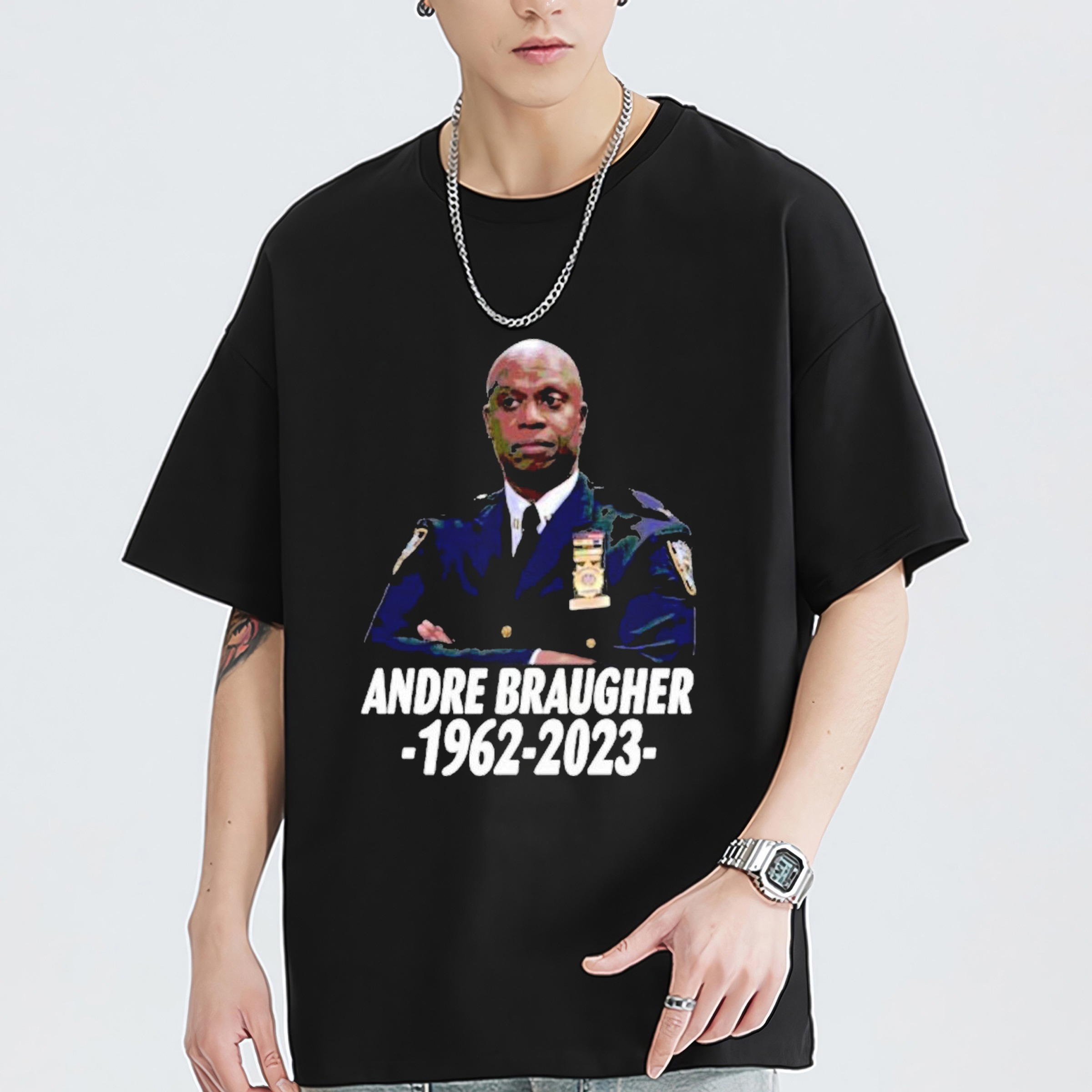 Smiling Captain Raymond Holt V2 Rip Andre Braugher Shirt - Ideal Fan Gift