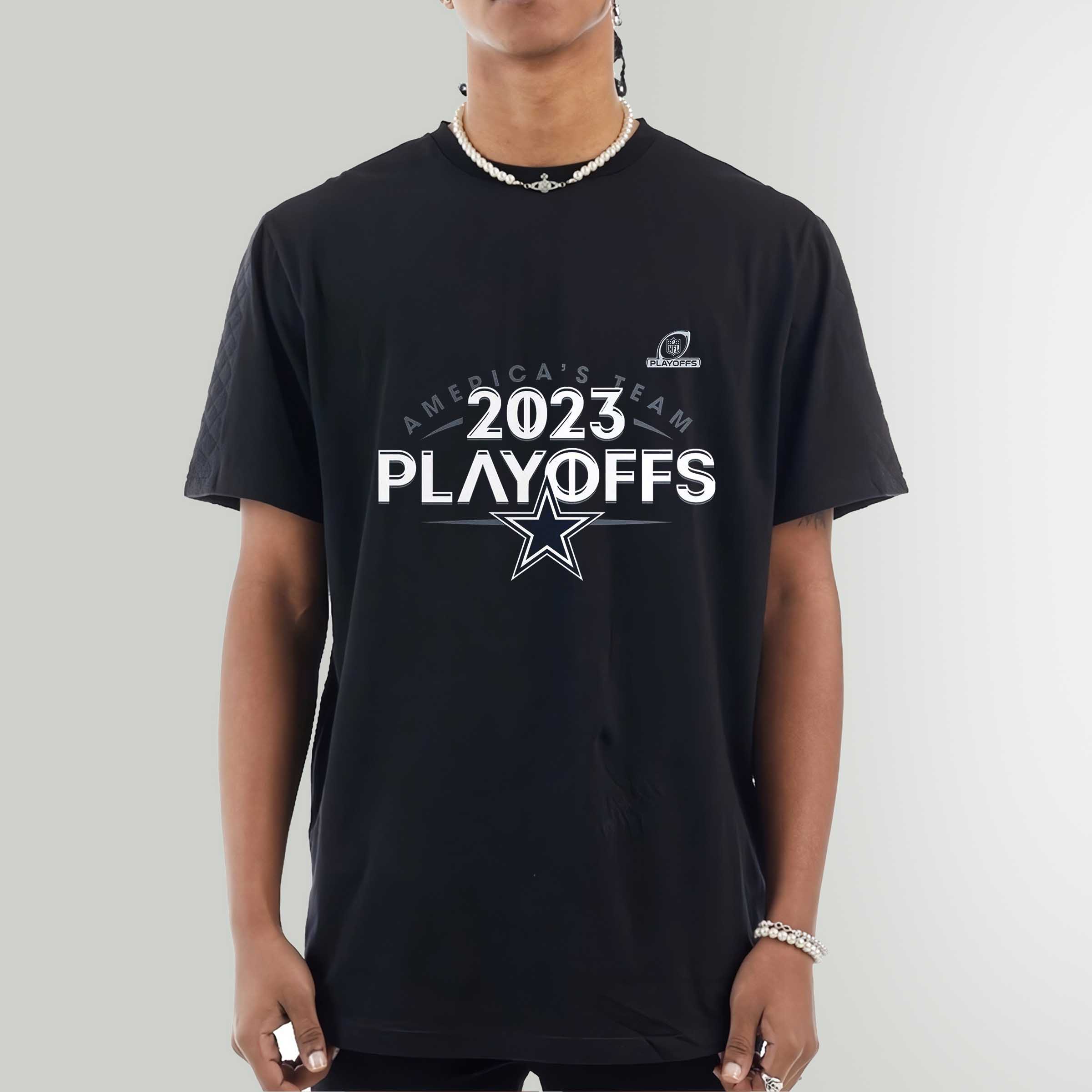 Dallas Cowboys 2023 NFL Playoffs T-shirt - Official merchandise for Cowboys fans