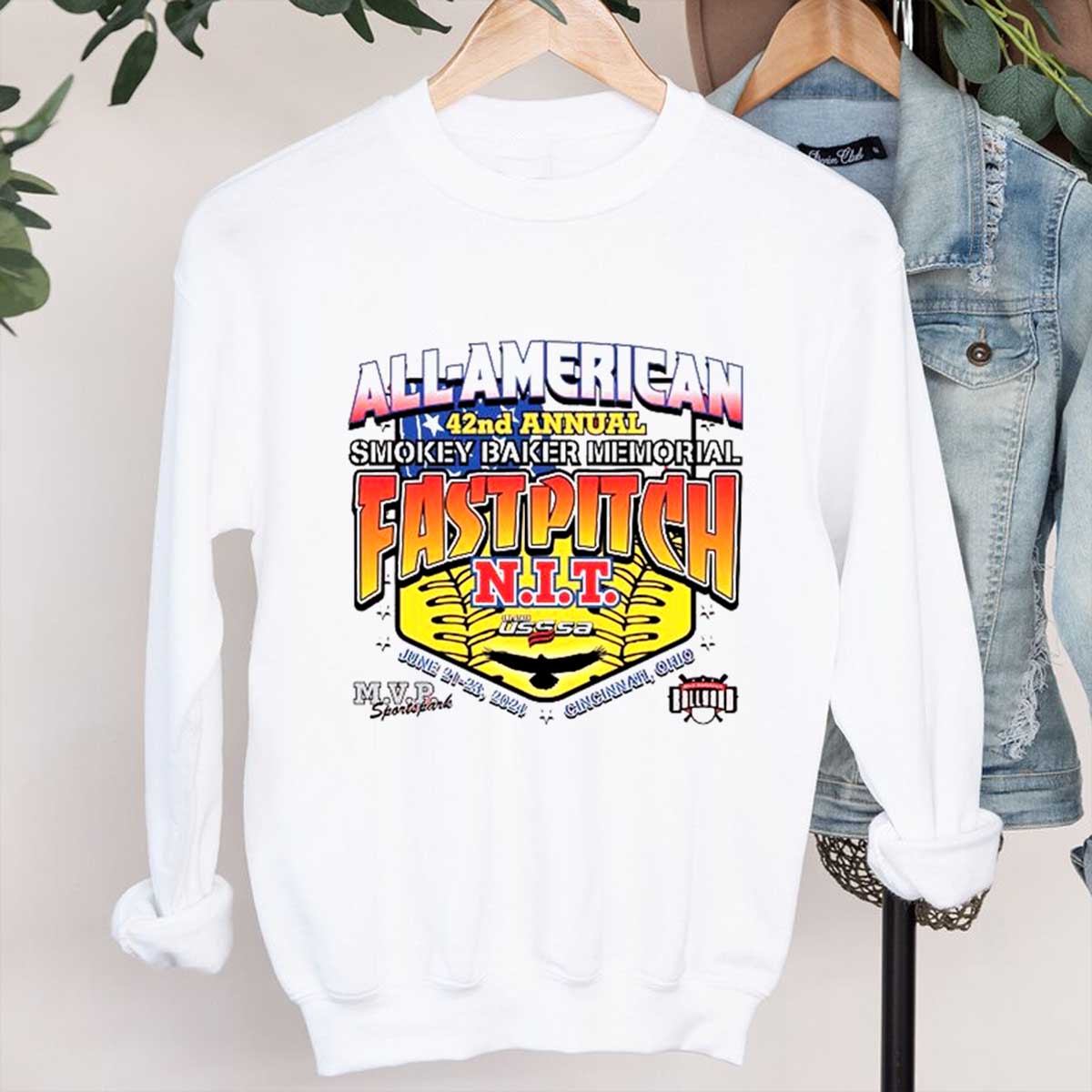 All American 42nd Annual Smokey Baker Memorial Fastpitch NIT June 21 23 2024 Shirt Sweatshirt Hoodie