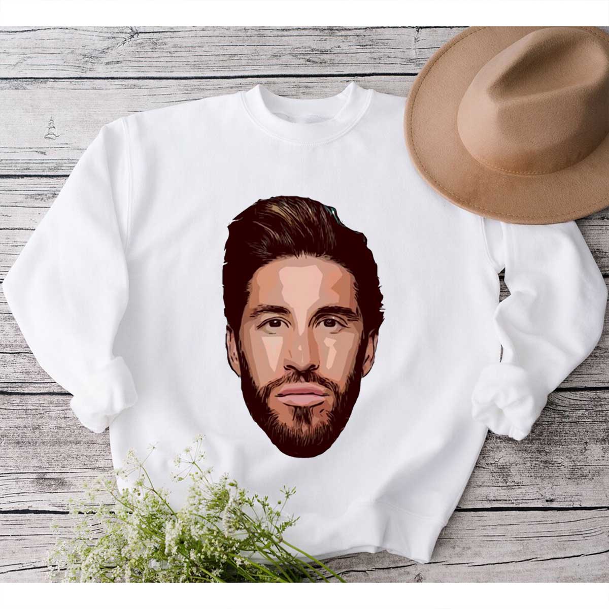 Sergio Ramos Vector Art T-shirt - Perfect for fans of Sergio Ramos