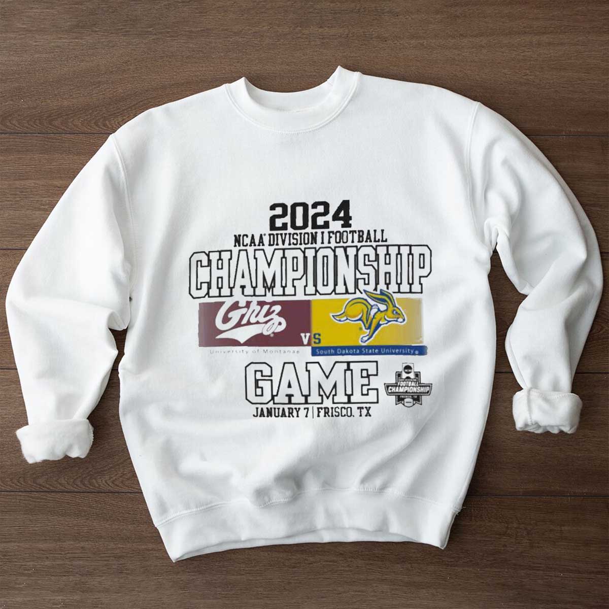 Montana Grizzlies vs South Dakota State Jackrabbits 2024 FCS Football Championship Game T-Shirt - Fan Gift